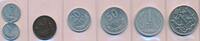 Polen 1 Grosz, 2 Grosze, 5, 20, 50 Groszy, 1 Zloty 7x Münzen Lot -