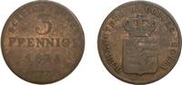 Altdeutschland/ Sachsen 3 Pfennig -