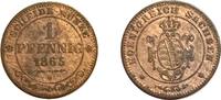 Altdeutschland/ Sachsen 1 Pfennig -