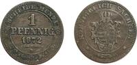 Altdeutschland/ Sachsen 1 Pfennig -