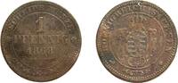 Altdeutschland/ Sachsen 1 Pfennig -