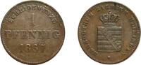 Altdeutschland/ Sachsen 1 Pfennig -
