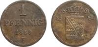 Altdeutschland/ Sachsen 1 Pfennig -
