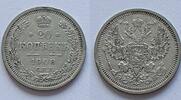 Russland 20 Kopeken Ag, Nikolaus II. (1894-1917) CПБ -