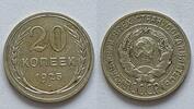 Russland 20 Kopeken Ag, Sowjetunion UdSSR 1918-1991 -