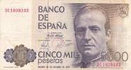 Spanien 5000 Pesetas Banknote Geldschein Cinco Mil Pesetas, J. Carlos -