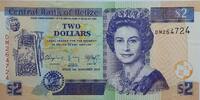 Belize 2 Dollars Banknote Belize -