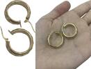 Goldschmuck 14 Kt 585er Gold Ohrringe, Creolen, Goldcreolen -