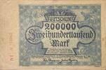 Deutschland, Deutsches Reich 200.000 Mark Gutschein, Hamborn/ August Thyssen Hütte, Rheinland -