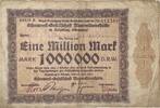 Deutschland, Deutsches Reich 1 Million Mark, Notgeld, Notgeldschein, Gutschein Rosenberg in der Oberpfalz, Bayern, Eisenwerk-Gesellschaft Maximilianshütte -