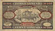 Deutschland, Deutsches Reich 10.000 Mark Notgeld, Notgeldschein, Gutschein, der Stadt Karlsruhe, Landeshauptstadt -