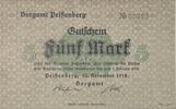 Deutschland, Deutsches Reich 5 Mark Notgeld, Notgeldschein, Gutschein, Bergamt Peißenberg -