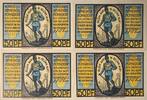Deutschland, Deutsches Reich 4 verschiedene 50 Pfennig Serien Notgeld, Notgeldschein, Hohndorf, Sachsen, 4 Scheine -