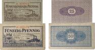 Deutschland, Deutsches Reich 25,50 Pfennig Notgeld, Notgeldschein, der Stadt Duisburg, 2 Scheine -