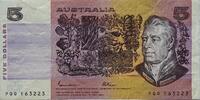 Australien 5 Dollars Banknote -