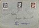 Deutschland, Drittes Reich Briefumschlag mit Briefmarke Stempel: Burghausen -