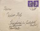 Deutschland, Drittes Reich Briefumschlag mit Briefmarke Stempel: Börnichen(Erzgebirge) -