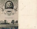 Deutschland Drittes Reich, Deutsches Reich AK Ansichtskarte Postkarte Hindenbrugs letzte Ruhestädte Grunewald Der ewige Schirmherr d deutschen Nation -
