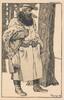 Deutsches Reich Deutschland AK Ansichtskarte Postkarte, I. WK Weltkrieg Georgi, W., Vogesenwacht, Soldat mit Winterfell -