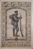 Deutschland Deutsches Reich AK Ansichtskarte Postkarte, I. WK Weltkrieg Feldpost Kissingen, K. B. Landsturm-Infanterie-Bataillon, Soldat mit Bajonett -