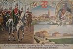 Deutschland Deutsches Reich AK Ansichtskarte Postkarte, I. Weltkrieg Feldpost Zur Erinnerung an den Einzug des kgl. bayr. 2 Chevaulegers-Regiments -