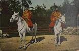 Deutschland Deutsches Reich AK Ansichtskarte Postkarte, I. Weltkrieg Feldpost Russische Krieger zu Pferden, Russische Tracht -