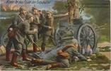 Deutschland Deutsches Reich AK Ansichtskarte Postkarte, I. Weltkrieg Feldpost Kennt ihr das Feuer der Geschütze, der Kanonen Donnerhall -