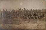 Deutschland Deutsches Reich AK Ansichtskarte Postkarte, I. WK Weltkrieg Feldpost, K.B. Bahnpost Gruppenbild von Soldaten -