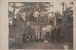 Deutschland Deutsches Reich AK Ansichtskarte Postkarte, I. WK Weltkrieg Gruppenbild der Soldaten -