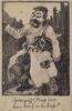 Deutschland Deutsches Reich AK Ansichtskarte Postkarte, I. WK Weltkrieg Feldpost Gasangriff / Soldat mit Gasmaske und Handgranaten Bayer. Pion. Rgt -