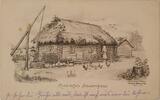 Deutschland Deutsches Reich AK Ansichtskarte Postkarte, I. WK Weltkrieg Feldpost Russisches Bauernhaus, Hühner, Brunnen -