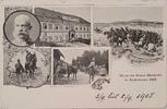 Deutschland Deutsches Reich AK Ansichtskarte Postkarte Kaiser Franz Joseph I., Kaisermanöver 1905, Schloss, KuK Soldaten, unbenutzt -