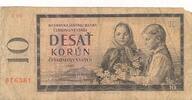 Tschechoslowakei 10 Korun -