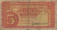 Tschechoslowakei 5 korun -