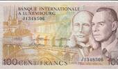 100 Francs 1981 LUXEMBURG  I
