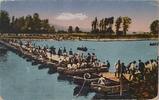 Deutschland Deutsches Reich AK Ansichtskarte Postkarte Feldpost, Pioniere beim Brückenbau, Pontonbrücke -