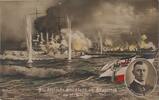 Deutschland Deutsches Reich AK Ansichtskarte Postkarte I. WK Weltkrieg Feldpost Deutsche Kriegsschiffe, Seeschlacht am Skagerrak 1916 -