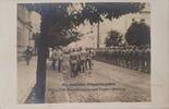 Deutschland Deutsches Reich AK Ansichtskarte Postkarte I. WK Weltkrieg Am südlichen Kriegschauplatz. Poliorek inspiziert eine Truppen-Ableitung -