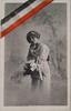 Deutschland Deutsches Reich AK Ansichtskarte Postkarte I. WK Weltkrieg Feldpost, Frau mit Blumenkorb -