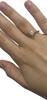 Goldschmuck Gelbgold 14K 585er Gold Ring Damenring mit Zirkonia Solitärring -