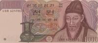 Südkorea 1000 Won Bank of KOREA -