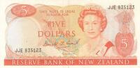 Neuseeland 5 Dollars -