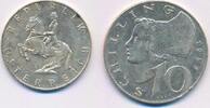 Österreich 5 und 10 Schilling 2x Münze, 2. Republik ab 1945 -