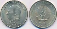 DDR Deutschland 20 Mark Gedenkmünze, Ernst Thälmann -