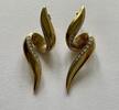 Goldfarbene Ohrstecker von Pierre Lang PL Modeschmuck -