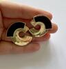 Goldfarbene Ohrstecker von Pierre Lang PL Modeschmuck -
