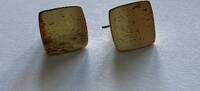 Goldfarbene Ohrstecker von Pierre Lang PL Modeschmuck -