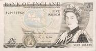 Großbritannien 5 Pounds Banknote -