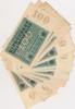 Deutschland 100 Millionen Mark Lot 17 Banknoten der Inflation,KN 6stellig, Druck einseitig -
