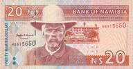 Namibia 20 Dollars Banknote Bank of Namibia -